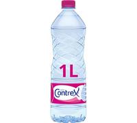 Contrex Eau minérale naturelle - Eau plate - Lot 6 bouteilles 1 L