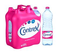 Contrex Eau plate Bouteille Eau minérale naturelle Contient naturellement du calcium et du magnésium 6x 1.5L