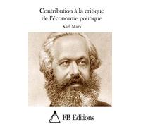 Contribution à la critique de l'économie politique