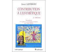 Contribution à l'esthétique