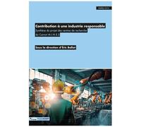 Contribution À Une Industrie Responsable - Synthèse Du Projet Des Centres De Recherche Du Carnot M.I.N.E.S