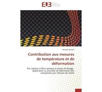 Contribution aux mesures de température et de déformation - Demirel-M - Universitaires Europeennes - broché - Etude