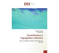 Contributions A l'agregation collective Dans le problème d'aide multicritère A la decision - Zoïnabo Ulungu - Universitaires Europeennes - broché - Etude