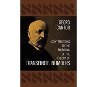 Contributions to the Founding of the Theory of Transfinite Numbers (Dover Books on Mathematics) by Georg Cantor (1955) Paperback