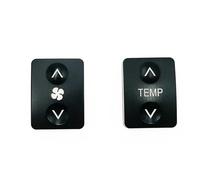 Contro Contrôleur de climatisation Couvercle de bouton de commutation du panneau de climatisation, capuchon de bouton de contrôle de température adapté pour Toyota Corolla 55905-02130