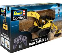Control 24638 Véhicule De Chantier Rc Mini Pelleteuse I Avec Contrôle Précis 2,4 Ghz I Échelle 1/18 I Longueur 46cm