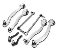 Control Arms Lower Upper Front Offside Wishbone Set Suspension Kit for Mercedes for Benz C204 S204 W204 C180 C200 C250 C300 C350 2007-2014 A207 C207 E200 E250 E300 E350 E400 E500 2009-2016