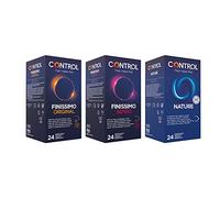 Control Feeling Mix Coffret de préservatifs classiques et fins - 72 préservatifs