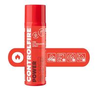 Control Fire Spray extincteur 500ml - Pour la maison, la cuisine, le camping et les déplacements - polyvalent, portable et léger - classes de feu A, B, D, F, Noir