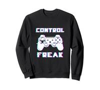 Control Freak Play Arcade Game Over Playing Games Gaming Win Sweatshirt