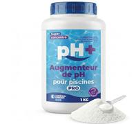 CONTROL GARDEN Augmenteur de pH Piscine Granulé 1 KG | Rehausseur de pH Solide Super Concentré Piscine Intérieure Extérieure | Dissolution Rapide sans Résidus | Eau Cristalline et Baignade Agréable