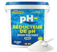 CONTROL GARDEN Réducteur de pH Piscine Granulé 10 KG | pH- pour Piscines Intérieures et Extérieures | Régulateur Solide Super Concentré | Compatible Piscines Polyester, Liner et Électrolyse au Sel