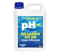 CONTROL GARDEN Réducteur de pH pour Piscines 5 L / 7 KG Concentré | Traitement pH Eau Piscine Intérieure et Extérieure | Régulateur Acide Liquide pour Eau de Piscine | Compatible Électrolyse au Sel