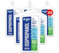 Control Garden x6 Alcool isopropylique 99,9 % 1 l | Isopropanol pur nettoyage professionnel des composants électroniques, optique et surfaces délicates | Nettoyeur de vitres sans résidus rapide et