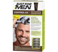 Control GX Shampooing colorant homme pour cheveux, Réduit progressivement les cheveux gris Pour un Look Naturel et Discret, Dispon