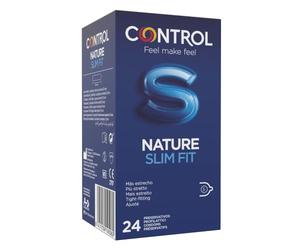 Control Nature SlimFit préservatifs ergonomiques et adhérents - 24 préservatifs