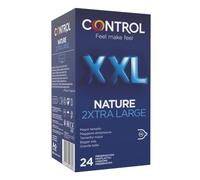 CONTROL Nature XXL Préservatifs taille double extra large - 24 prophylactiques