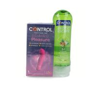 Control Pack Presevativos Pleasure Cosmic + Lubricante 2en1
