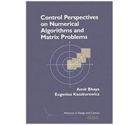 Control Perspectives On Numerical Algorithms And Matrix Problems
