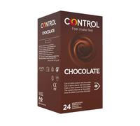 Control Préservatifs Chocolate Boîte Pack Économie 24 préservatifs Chocolat Lubrifiés Sexe sûr Profitez de préservatifs avec ajustement parfait pour un rapport sûr.
