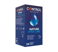 CONTROL Xtra Lube Lot de 24 préservatifs extra humidifiés