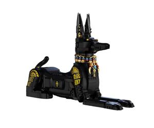 ControlCraze Ancient Egyptian Pharaoh Hound Building Blocks - Kit de modélisation réaliste de chien - Kit d'architecture STEM pour adultes - Cadeau de mythologie égyptienne éducatif