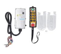 Contrôle à télécommande industrielle Contrôleur de levage électrique à poignée monocylaise efficace 6 boutons de direction avec arrêt d'urgence DC24V imperméable pour les grues