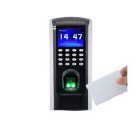 Contrôle d'accès biométrique par Empreinte Digitale RFID et présence de Temps ZK SF200, système contrôle Porte TCP/IP avec écran Couleur TFT 2 Pouces Appareil d'enregistrement(SF200-IC,A)