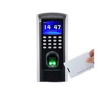 Contrôle d'accès biométrique par empreinte digitale RFID et présence de temps ZK SF200, système de contrôle d'accès de porte TCP/IP avec écran couleur TFT de 2 pouces(SF200-ID,1 UK)
