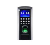 Contrôle d'accès biométrique par empreinte digitale RFID et présence de temps ZK SF200, système de contrôle d'accès de porte TCP/IP avec écran couleur TFT de 2 pouces(SF200,French)