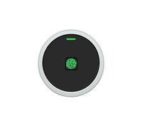Contrôle D'Accès de Porte EM RFID Intégré de Style Rond, Métal Étanche, Déverrouillage par Empreinte Digitale/Code PIN, Alarme Anti-Effraction