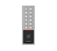 Hikvision Contrôle d'accès DS-K1T805MBFWX Empreinte digitale, Carte MF et PIN IP65 IK08 Gris