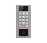 Contrôle d'Accès Hikvision DS-K1T502DBWX-C Carte MF DESFire, QR et PIN IP65 IK09