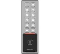 Hikvision Contrôle d'accès DS-K1T805MBFWX Empreinte digitale, Carte MF et PIN IP65 IK08 Gris