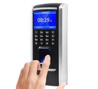 Contrôle d'accès par empreinte digitale Machine de pointage Enregistreur d'enregistrement des employés Reconnaissance d'empreintes digitales/mot passe/carte d'identité