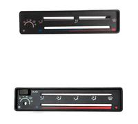 Contrôle de chauffage de climatisation de voiture - Convient pour Volkswagen Santana - Panneau de commande et levier de commande de climatisation (avec lumières vertes)