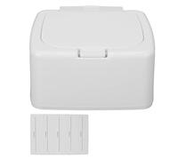 Contrôle de coton Récipient de rhombus à poussière Small Cotton tampon Dispensateur avec couvercle