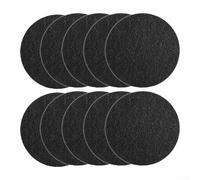 Contrôle de cuisine d'intérieur avec 8 filtres à compost à charbon actif - Pack essentiel de rechange (rond : 165 x 65 x 10 mm)