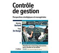 CONTROLE DE GESTION 3E EDITION + MYLAB
