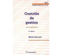 Controle de gestion-cas, 2e ed. Michel Gervais (Auteur)