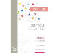 Contrôle de gestion - Corrigé: UE 11 du DCG