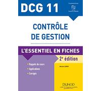 Contrôle de gestion DCG 11: L'essentiel en fiches