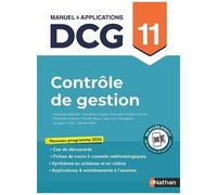 DCG 11 - Contrôle de gestion - Manuel & Applications - Nouveau programme 2026