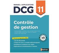 DCG 11 - Contrôle de gestion - Manuel & Applications - Nouveau programme 2026