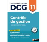 Contrôle de gestion - DCG - Épreuve 11 - Manuel et applications