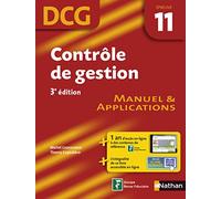 Contrôle de gestion: DCG - Épreuve 11 - Manuel et applications