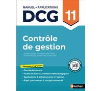 Contrôle de gestion - DCG - Épreuve 11 - Manuel et applications