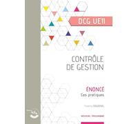 Contrôle de gestion - Énoncé: UE 11 du DCG