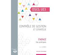 Contrôle de gestion et stratégie - Énoncé: UE 3 du DSCG