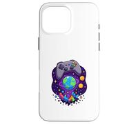 Contrôle de Jeu Pixel Cosmos Coque pour iPhone 16 Pro Max